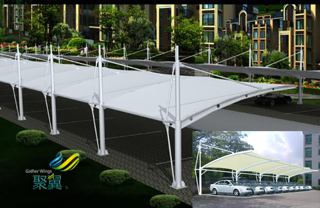 膜結(jié)構(gòu)車(chē)棚施工周期短|膜建筑大跨度空間